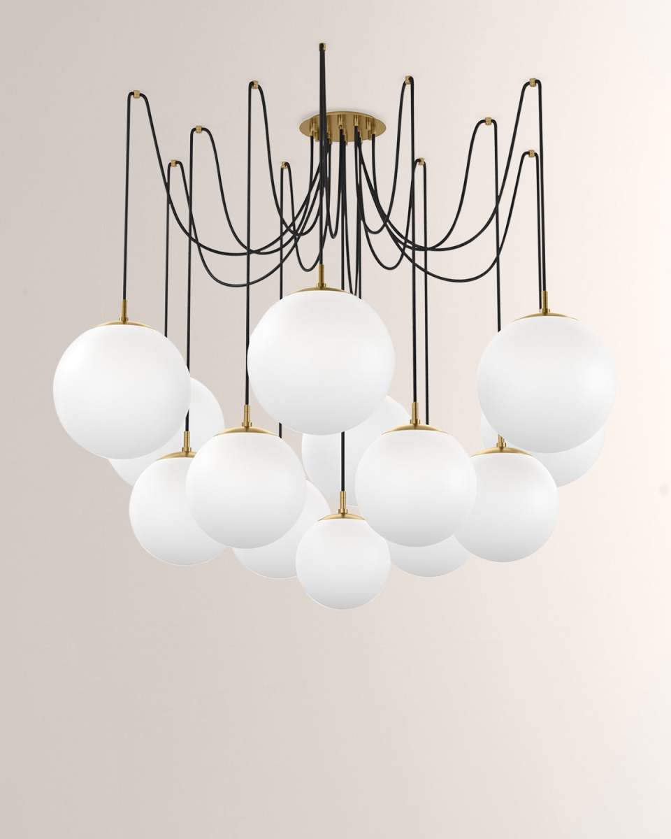 Schwung Collection Spider 12-Light Chandelier